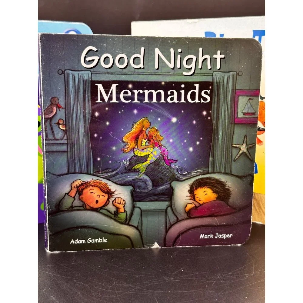 4 Board Books Baby Einstein Dr. Seuss‎ Little Blue Truck Good Night Mermaids